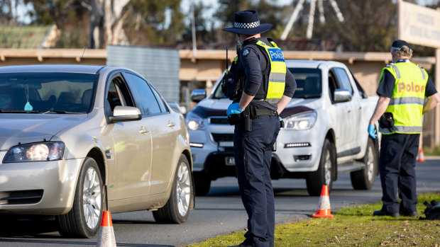 NSW and the ACT were downgraded under Victoria’s traffic-light travel permit system at 11.59pm on Wednesday. 