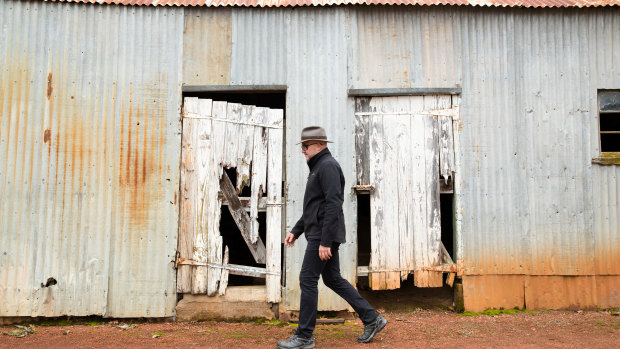 Mark Textor describes his parcel of land in Goulburn as “rough as guts”.