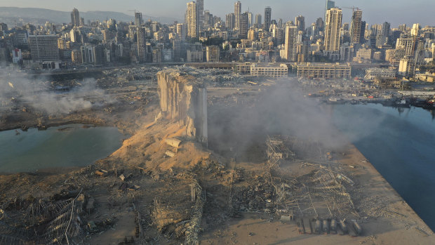 Beirut's port sat next to the densely populated urban and financial suburbs.