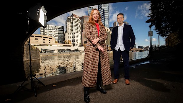 Hannah Fox and Gideon Obarzanek, co-artistic directors of Melbourne's new major arts festival Rising, coming next year.