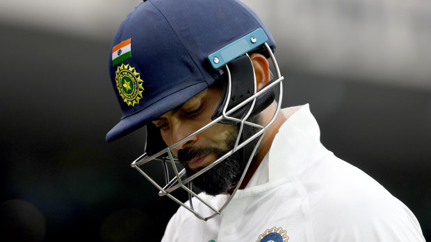 Indian skipper Virat Kohli has trouble with faster spin.