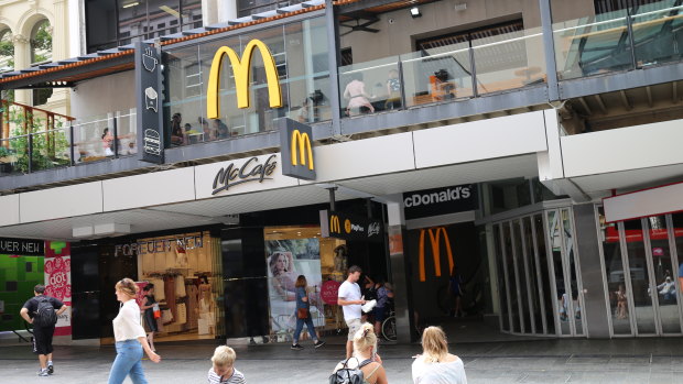 The McDonald's store at Brisbane's Queen Street Mall is one of the stores owned by the franchisee, Tantex. 