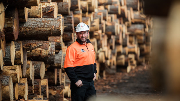 AKD Softwoods chief executive Shane Vicary who led the community response to coronavirus infections in Colac. 