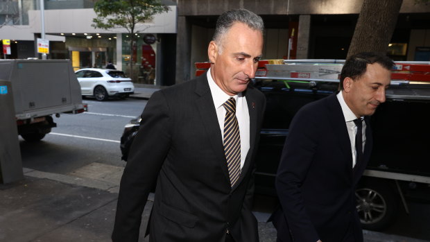 John Sidoti arrives at the ICAC in Sydney on Friday.