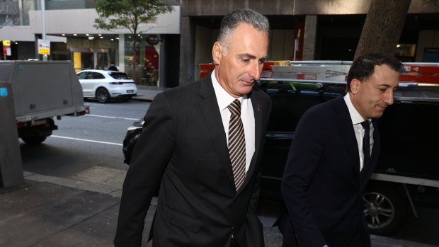 John Sidoti arrives at the ICAC in Sydney last week.