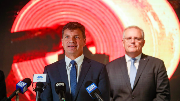 Angus Taylor and Scott Morrison are taking a bet on hydrogen in the government's imminent energy technology road map.