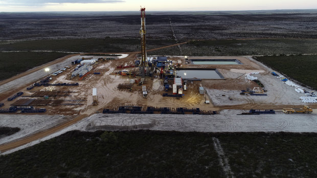 The West Erregulla-2 gas discovery in Western Australia.