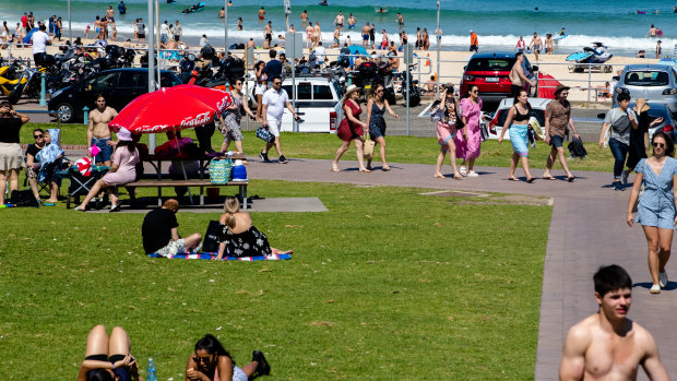 Bondi Beach on Sunday.