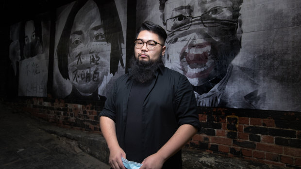 Chinese-Australian artist Badiucao. 