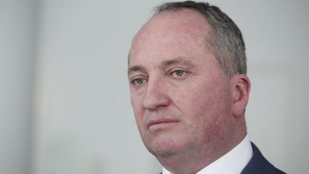 Former deputy prime minister Barnaby Joyce