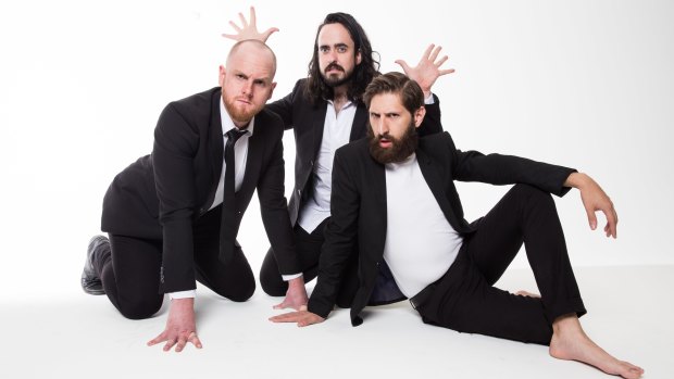 (L-R) Broden, Zach and Mark are Aunty Donna. 