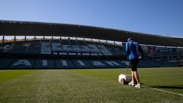 Allianz Stadium could still be standing at the time of the state election in March. 