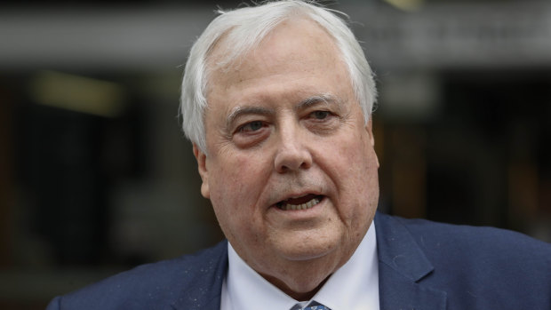 Clive Palmer was not in court to hear the ruling.