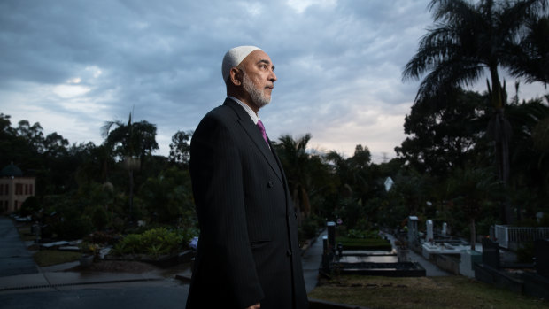 Kazi Ali in the Muslim section of Rookwood Cemetery which he helped to establish in the 1980s.  It is nearly full.