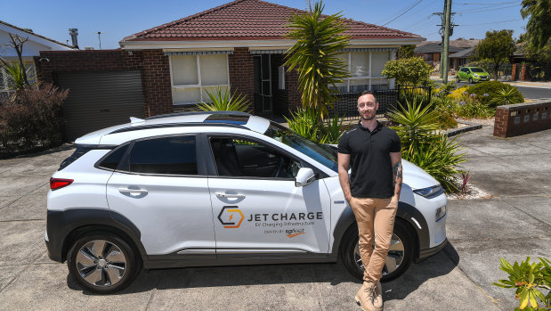 "It's a totally new way of driving": Chris Stone has become a fan of electric cars after being given a company car.