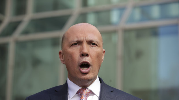 Home Affairs Minister Peter Dutton has accused the Labor Party of "hypocrisy".