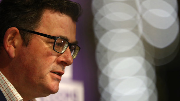 Daniel Andrews has struggled to explain who advocated for a curfew.