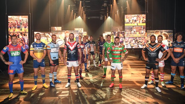 The 2020 NRL season launch in March.