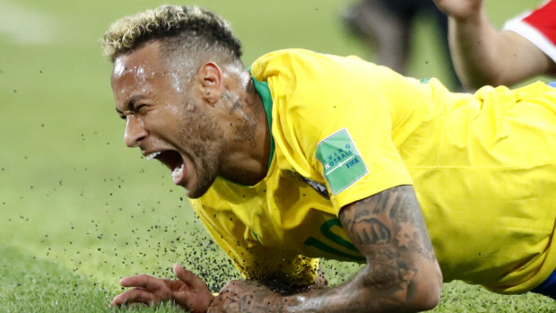Neymar: Time on the ground.