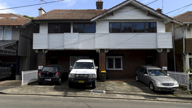 The neighbour's waterfront properties in Louisa Road, Birchgrove.