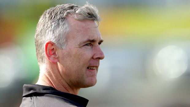 West Coast Eagles coach Adam Simpson.