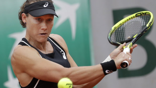 Easy win: Sam Stosur cruised in straight sets.