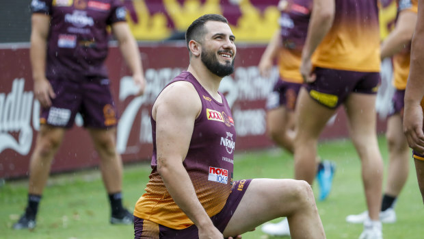 Anticipation: Jack Bird is thrilled to be fully fit again after a wretched first season in Brisbane.