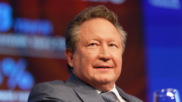 Mining magnate and philanthropist Andrew 'Twiggy' Forrest increased his stake in the company in February.