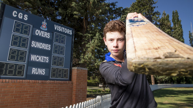 Blake Faunce has been setting junior cricket competitions alight this season, having already scored almost 1000 runs.