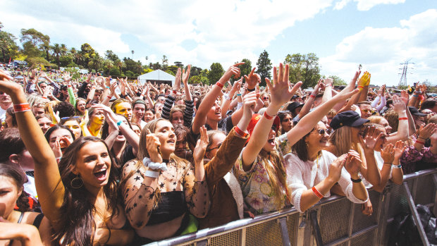 The flat parkland hosts Laneway Festival's main stage, and thousands attend New Year's fireworks there every year.