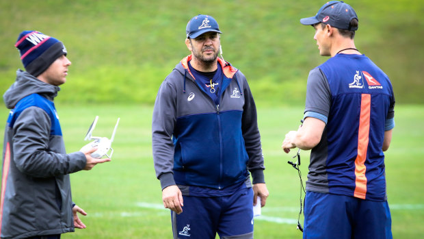 Yeah, nah: Cheika is not interested in a job-swap for his assistant coaches. 
