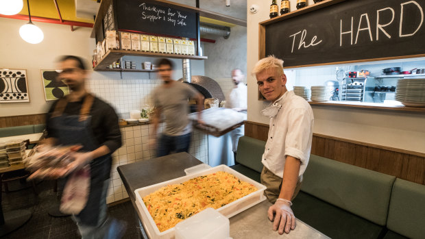 Student Alex Dekker and a network of volunteer young people are pumping out hundreds of meals a day for healthcare workers too frantic due to COVID-19  to cook for themselves.