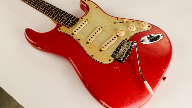 The Fender Stratocaster used by Jim Skiathitis to write, record and perform the song Bombora by The Atlantics.