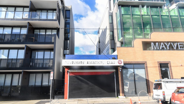 The Melbourne Anarchist club building is for sale.
