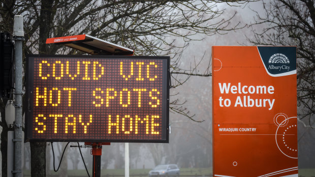 The closure of the NSW-Victorian border is affecting the economies of both states.