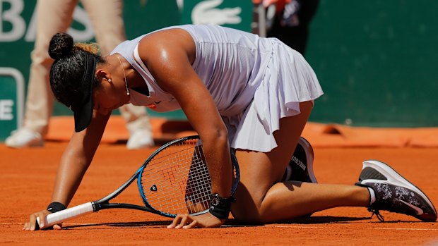 Naomi Osaka at the French Open.