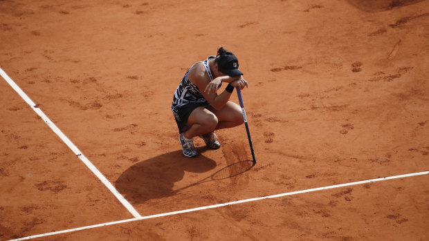 Australia's Ashleigh Barty conquers the clay.