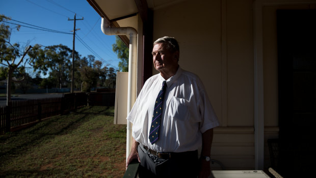 Solicitor Geoffrey Langford at his office in Cobar. 