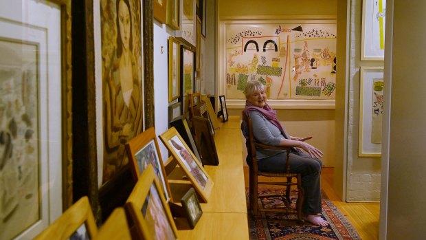 Kay Lanceley, at her home in Redfern, contributed valuable memories to the show.