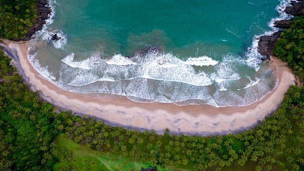 Prainha beach in Itacare, Bahia.