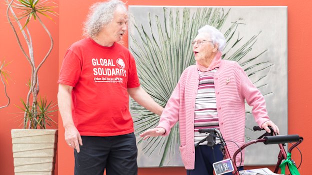 Dot Sullivan: "Tim was good at the cryptics, but I beat him on the old words, the terms that are not used these days."