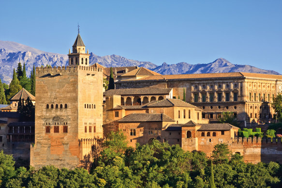 Sumptuous courtyards and perfumed gardens concealed within Granada’s Alhambra.