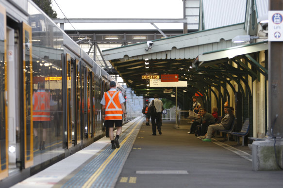 Wollongong train station.