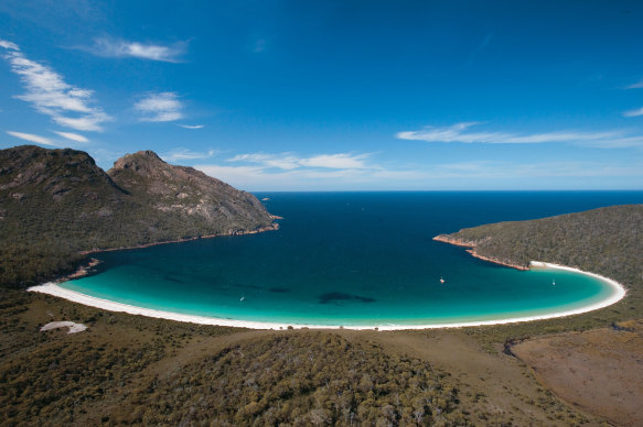 Wineglass Bay is one of Australia’s best snippets of coastline. 