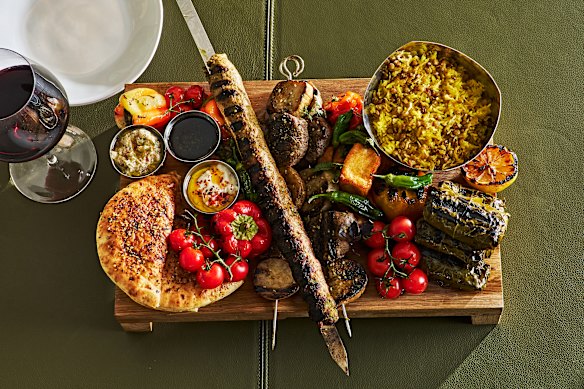 Mezze lineup at Orla.