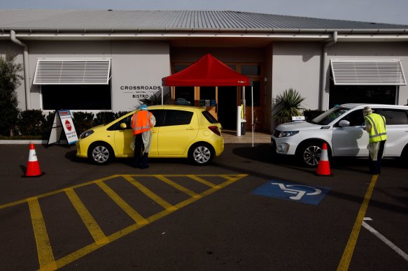 The pop-up testing clinic at the Crossroads Hotel has closed from Sunday.