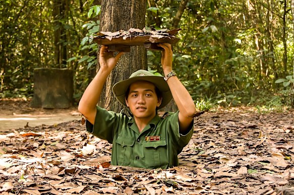 The Cu Chi tunnels form an extensive underground network.