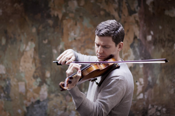 Violinist James Ehnes was compelling from the first note.