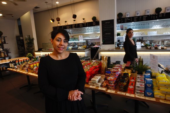 Fran Bartone-Prodromou started selling groceries as a way of getting rid of stock when Charlie and Franks had to close, but the move was so successful, they'll be keeping it longterm.