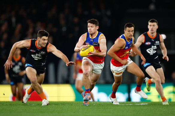 Carlton v Brisbane at Marvel Stadium.